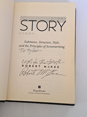 Robert Mckee - Story - SIGNED First Edition Hardcover Dust Jacket