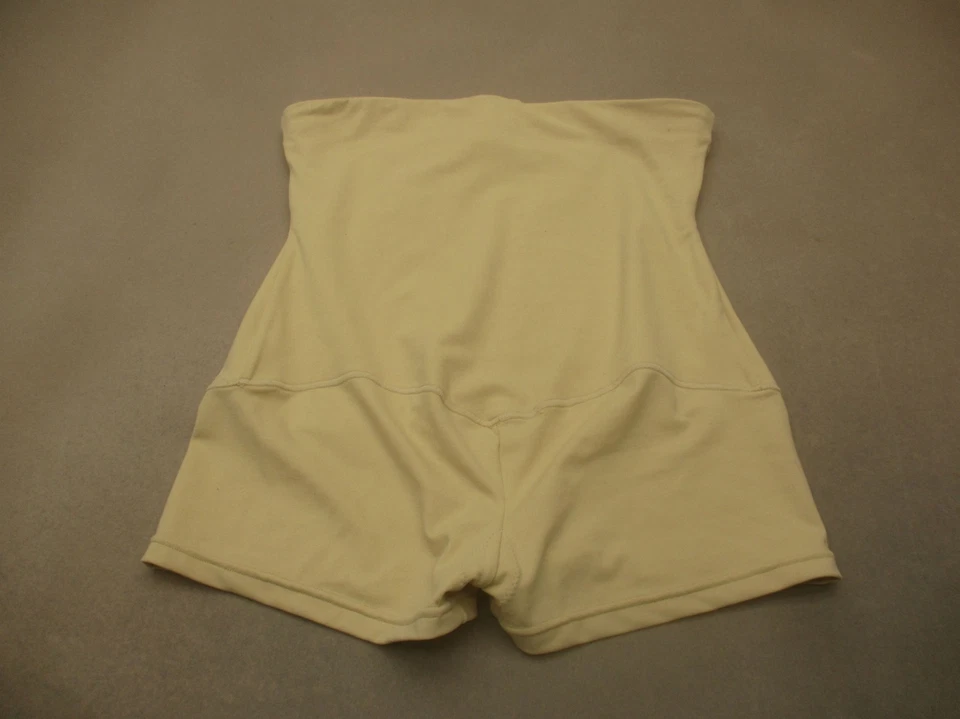 MAIDENFORM Size L Womens Beige High Waisted Tummy Control Shaping Shorts 10i - Image 4 of 4