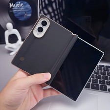For Samsung Galaxy Z Fold8 Ultra Z Fold8 Shockproof Leather Case Hinge Cover
