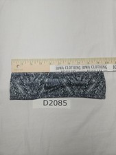 Nike Run Dri-Fit reversible warm headband Adult One Size Black Gray Exercise