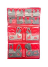 Nice Mitutoyo 186-906 Radius Gage Set, 25 Leaves, .010 to .500''