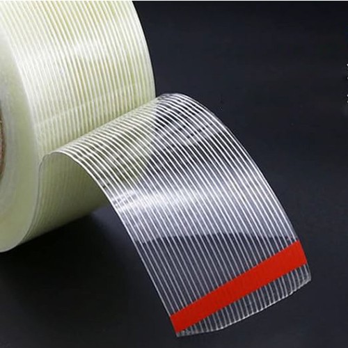 16 Rolls 3" x 60 Yd Filament Strapping Tape Economy Grade Fiberglass 4 Mil - Picture 7 of 8