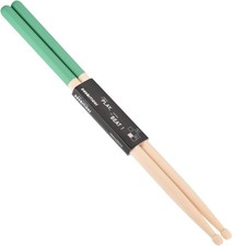 PATIKIL Maple Wood Drumstick 7A Anti Slip Handle Grips Drum Stick 40cm, Green