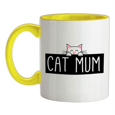 Katze Mutter - Keramik Tasse - Haustier Kätzchen Owner Liebhaber Crazy Cat Lady