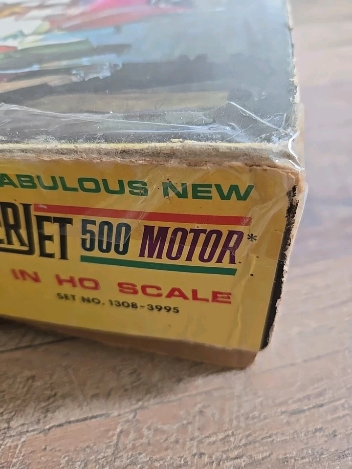 De colección 1963 Aurora Thunder Jet 500 Motor Cuatro Carriles Juego de Carreras 4 Coches Modelo Motor Foto 4 de 4