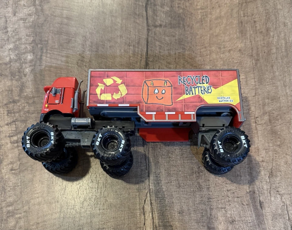Custom Disney Pixar Monster Truck Hauler - Jerry Recycled Batteries - RARE!! - Image 3 of 4