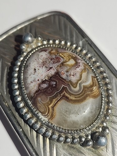 AGATE BELT BUCKLE VINTAGE - Imagen 7 de 9