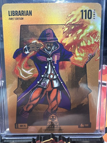 Bo Jackson Battle Arena - Librarian - Orange Battlefoil - Fire-#OBF-76