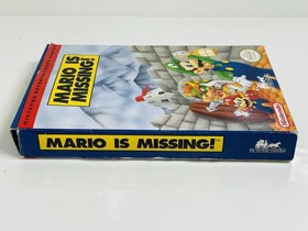 Mario Is Missing! NES CIB - NICE RARE Tested - Complete Poster Map & Manual