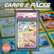 Carte Pokemon Voltali ex 153/131 EV8.5 Évolutions Prismatiques PSA 8 ✨