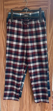 Mens M&S Checked 100% Brushed Cotton Woven Pyjama Bottoms Flannel PJ's Trousers