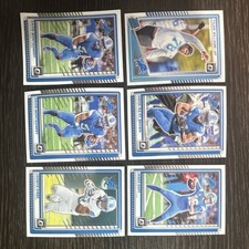 2025 Panini Donruss Optic NFL Detroit Lions 6 Card Lot