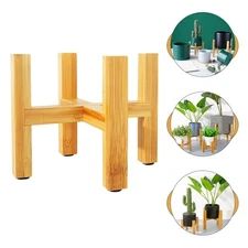  Plants Display Rack Multi-functional Bamboo Flower Stand Pots Multipurpose
