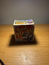 Schylling Retro Silver Metal Yo Yo Toy with Original Box Vintage Collectible