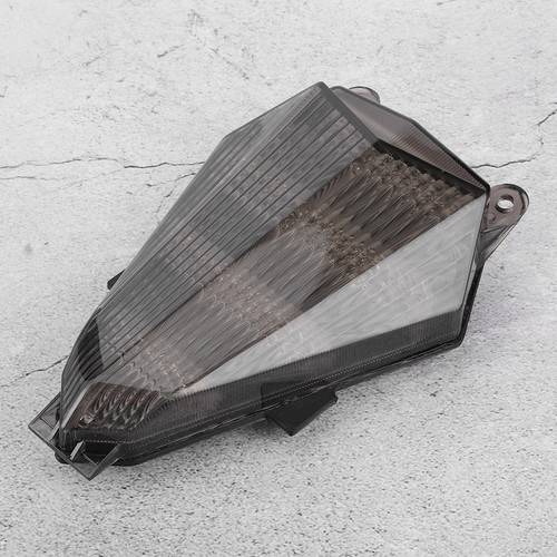 Motorcycle LED Tail Light With Turn Signals Smoky Lens For YZF R6 - Picture 5 of 13