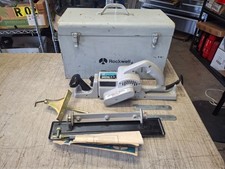 Vintage Rockwell Model 653 Versa-Plane Planer w/Wrench & Orig Metal Case