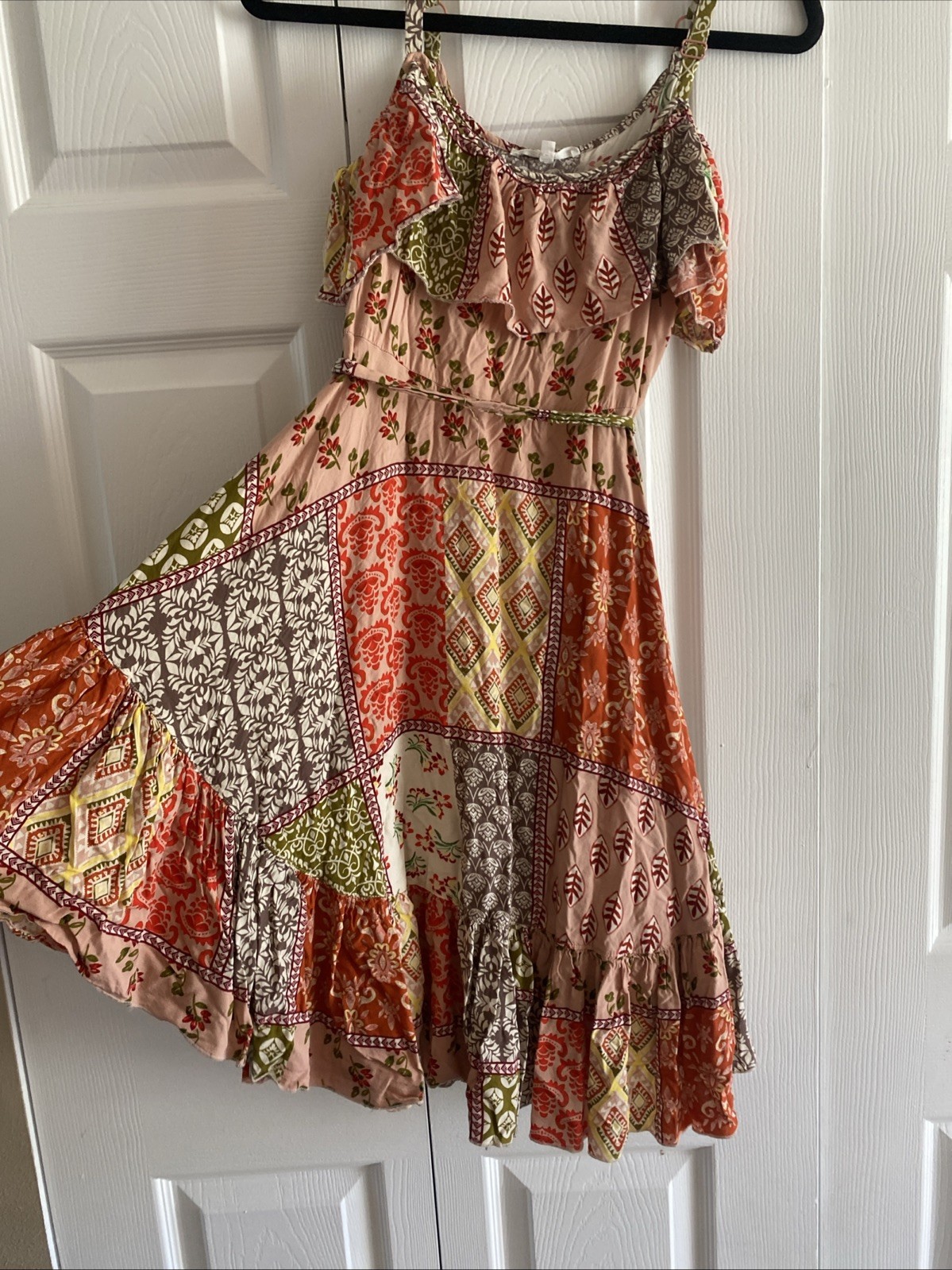 Abel The Label  Medium Patchwork Dress Asymmetric… - image 2