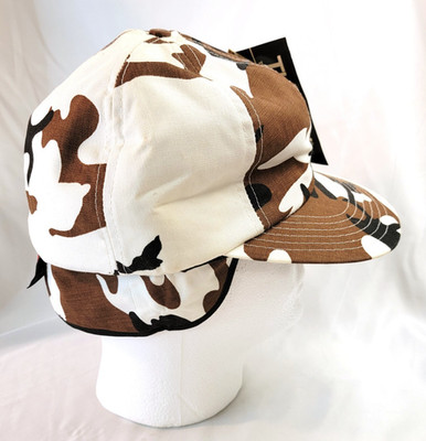 NWT Lg Military Baseball Hat Rare Chocolate Camo Ear Flap GORE TEX 3M Thinsulate