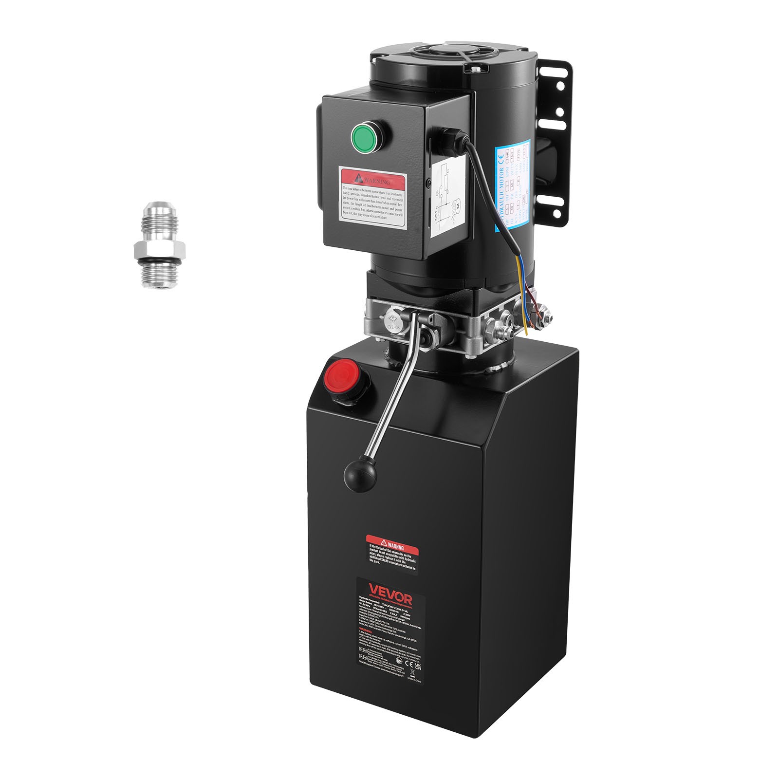 Benne bloquée ? Résolvez le problème avec cette pompe hydraulique 13,3 L en acier