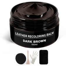 Brown Leather Recoloring Balm: Leather Color Restorer Conditioner, Leather Re...