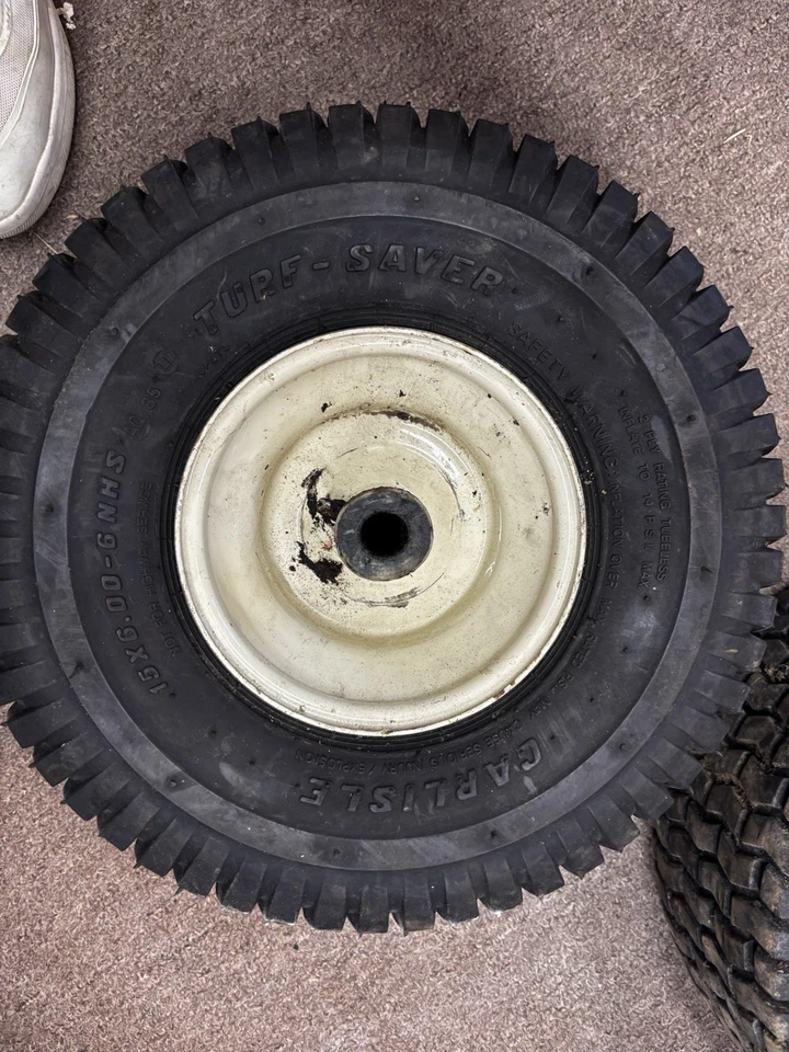 Carlisle 15 X 6.00-6 NHSlawm Mower Tire Turf Saver Tire And Rim - Image 2 of 4