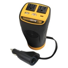 PowerDrive - PD175C - 175W Power Inverter w/ 2 AC,Std USB 2.4A USB-C 3.0A
