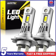 AUXITO 2x H7 LED Headlights High Beam or Low Beam Bulbs Super Bright 6000K White
