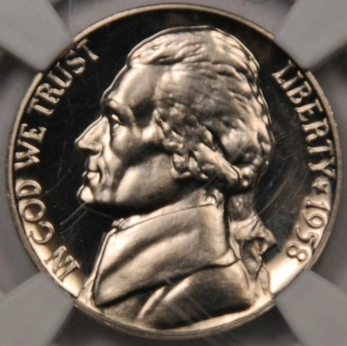 1958-P Jefferson Nickel Proof — photo from another recent sale