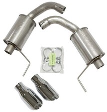 Roush Axle Back Exhaust Kit For 2015-2017 Ford Mustang 5.0l V8 With Round Tips