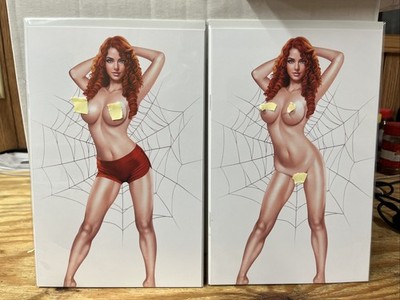 Cool Comics Gallery Mary Jane Webbed Naughty Set Sidney Augusto