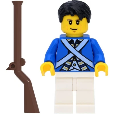 LEGO Pirates Minifigur Soldat 6 (Blauröcke) #174 - Bild 1 von 4