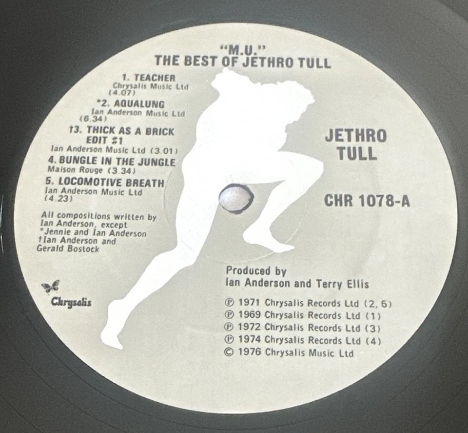 Jethro Tull - M.U. - The Best Of Jethro Tull Vinyl LP - Chrysalis CHR 1078 EX - Image 4 of 4