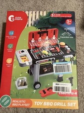 Cute Stone Toy BBQ Grill Set Red Ages 3 