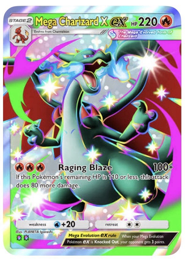Pokemon TCG POCKET Mega Charizard X Shiny ( English )