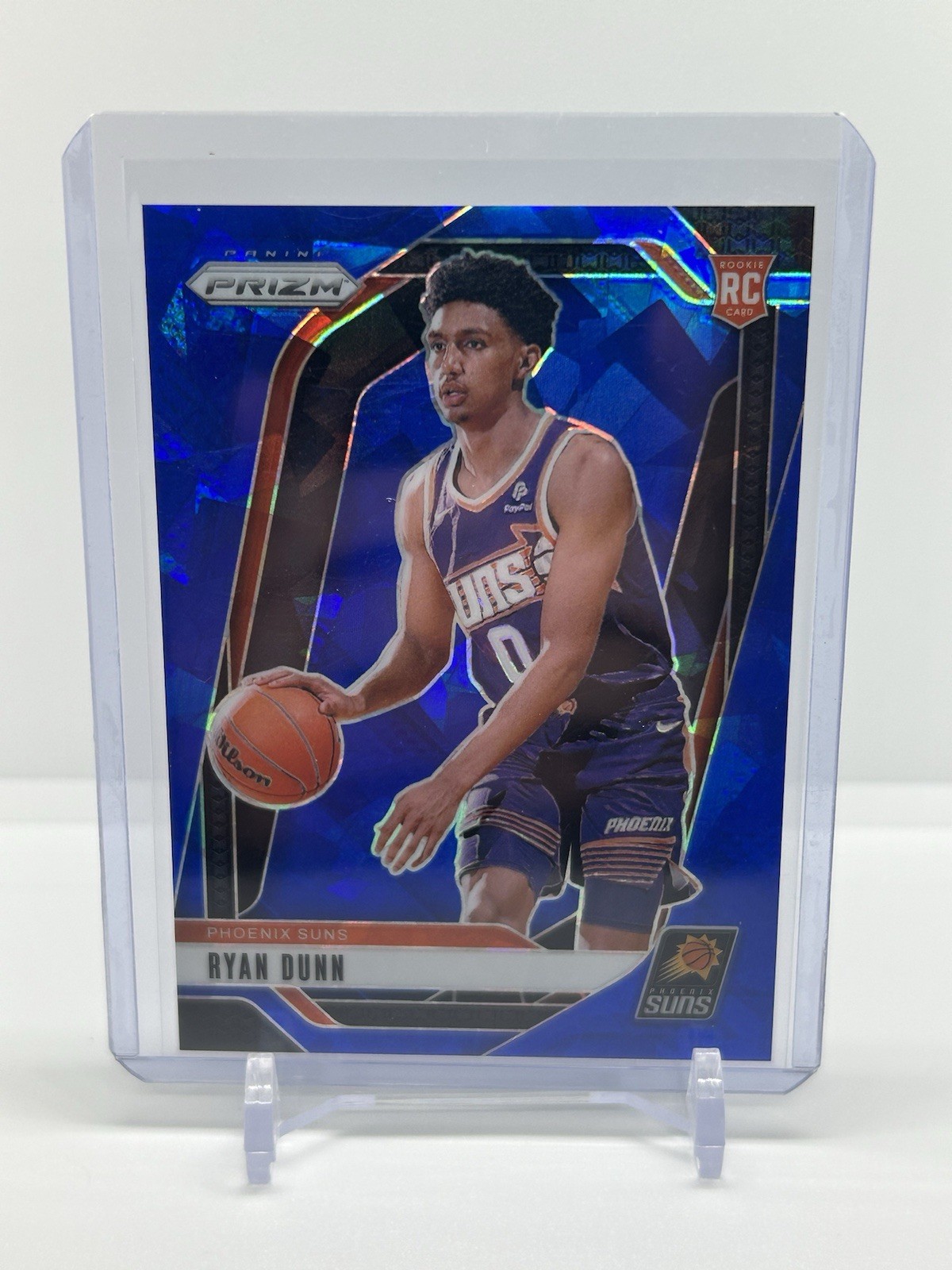 2024-25 Panini Prizm Ryan Dunn #258 RC Rookie Blue Ice /125