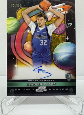 2025-26 Topps Cosmic Chrome Cooper Flagg First Flight Signatures Auto /50 RC