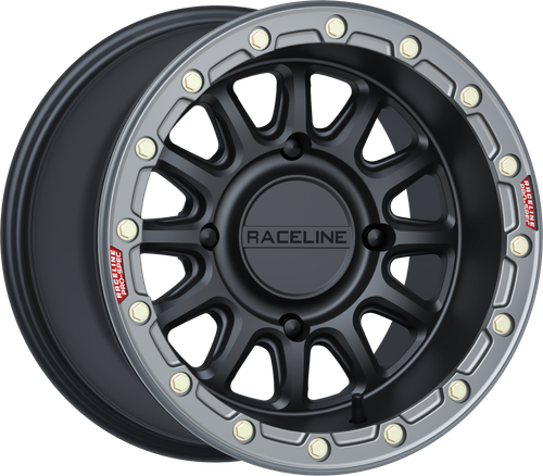 RACELINE A14BG-51056+10 Roue Alpha 15x10 Noir Gunmetal Offset +10mm - Photo 1 sur 2