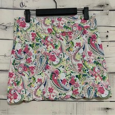 Crown  Ivy  Girl's Paisley and Flower Print Skort Size 16