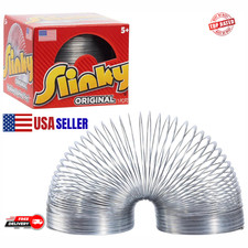 The Original Slinky Walking Spring Toy, 2.75-Inch Diameter Metal Slinky, Fidget 