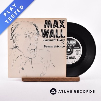 Max Wall - England's Glory - 7'' Vinyl Record - VG+/EX