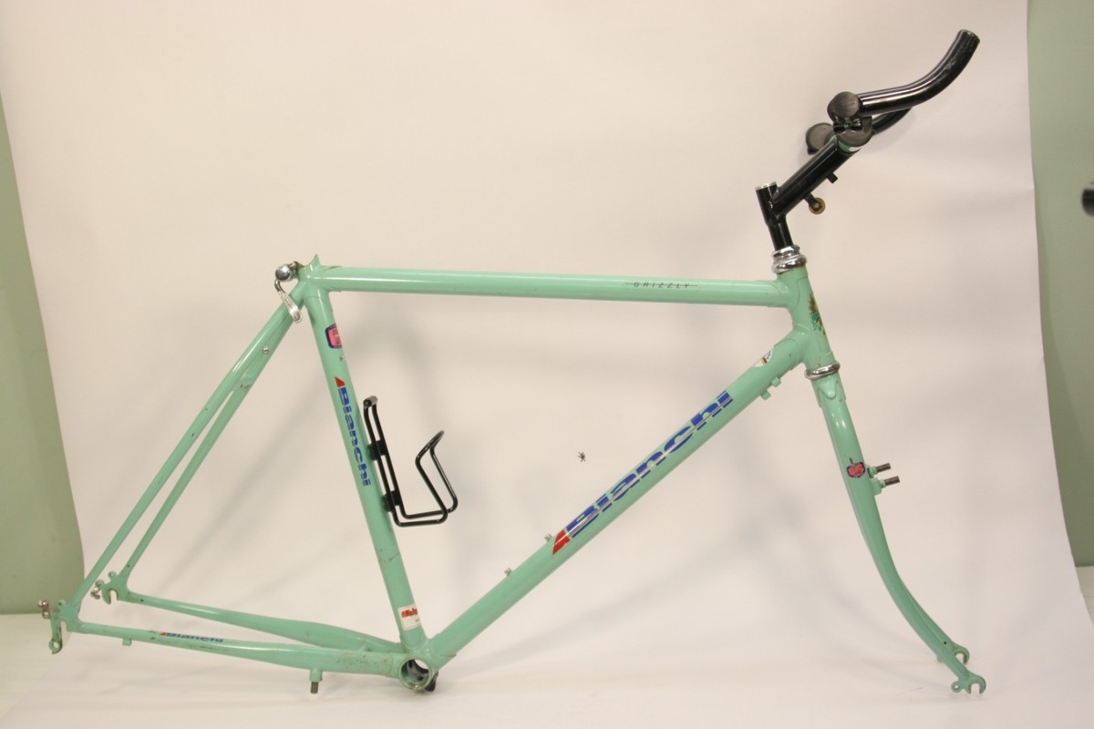 bianchi bicycle cromo tange master Bianchi Grizzly Vintage Mountain Bike Frame Tange Chromoly 26