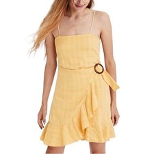 AMERICAN EAGLE Textured Wrap Mini Dress. Size Small