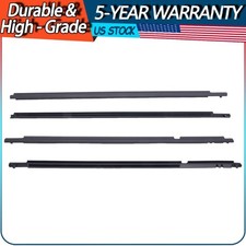 Door Window Weatherstrips Belt Seal Moulding Trim For Toyota For Corolla 09-12