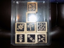 Stampin' Up 2003 Set Of Eight Garden Blocks!