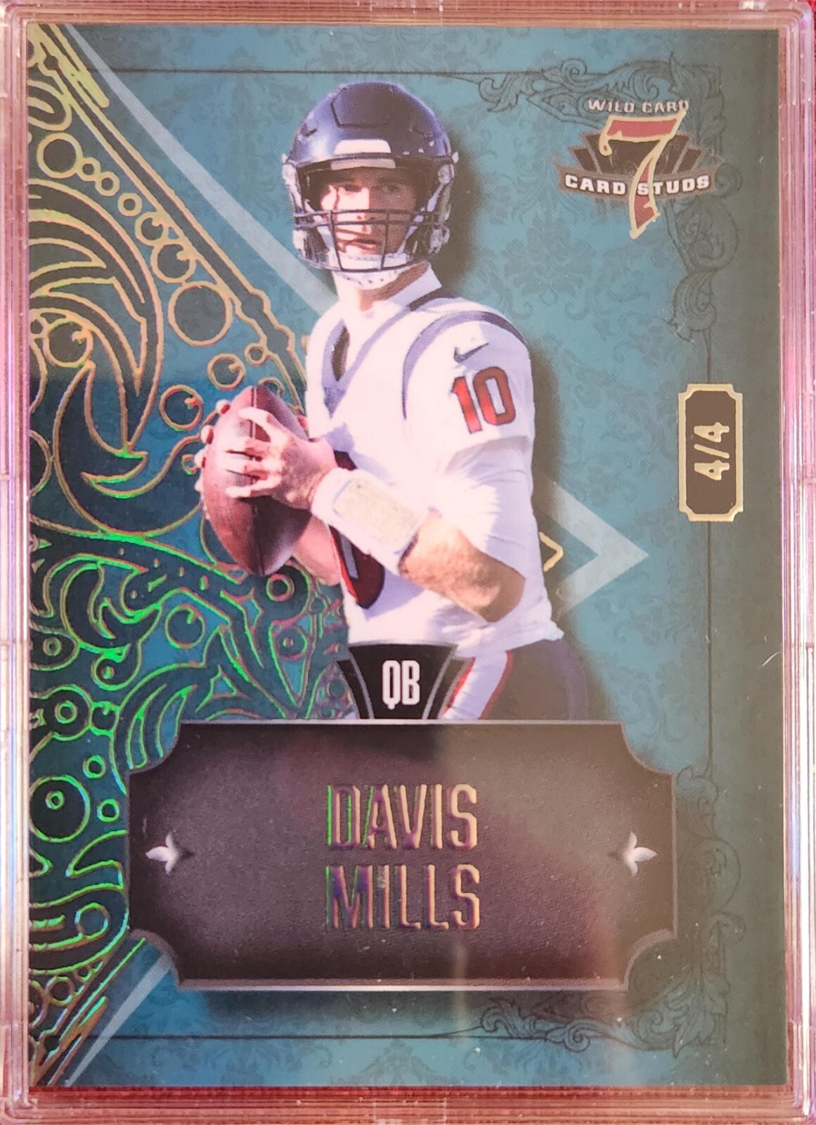 David Mills 2023 Wild Card #7CDL-81 7 Card Draw 4/4