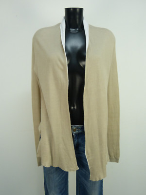 REPEAT STRICKJACKE GR 40 / BEIGE & ELEGANT - CARDIGAN    ( N 8155 )