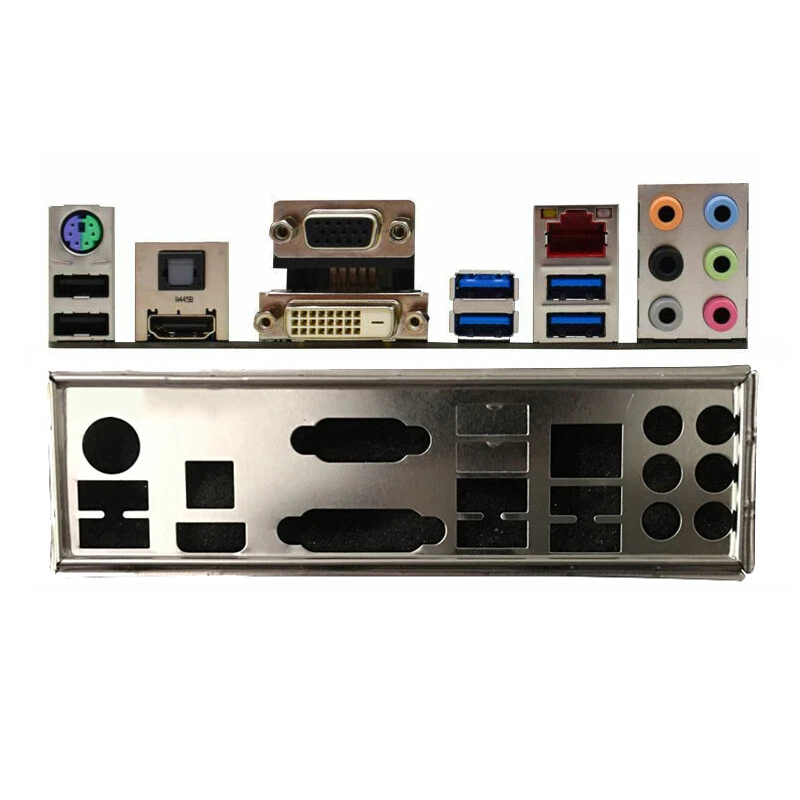 I O IO Shield for ASUS Z97 PRO GAMER Motherboard Blackplate Rear