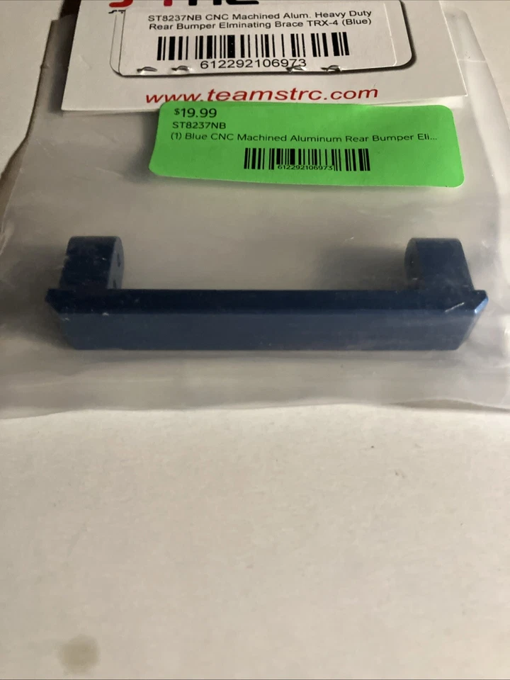 ST8237NB STRC Blue CNC Machined Aluminum Rear Bumper Eliminating Brace TRX4 - Image 3 of 4