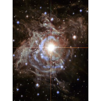 Hubble Weltraumteleskop Cepheid variabler Superstern RS Welpen Kunst Poster Druck
