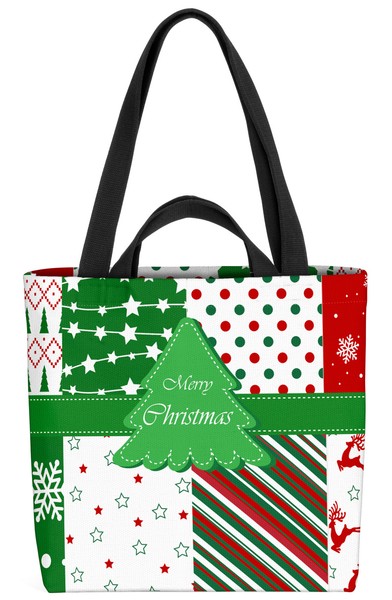 Weihnachtsmuster Winter Tasche Weihnachten Dekoration Deko Muster Gemustert Pap-image